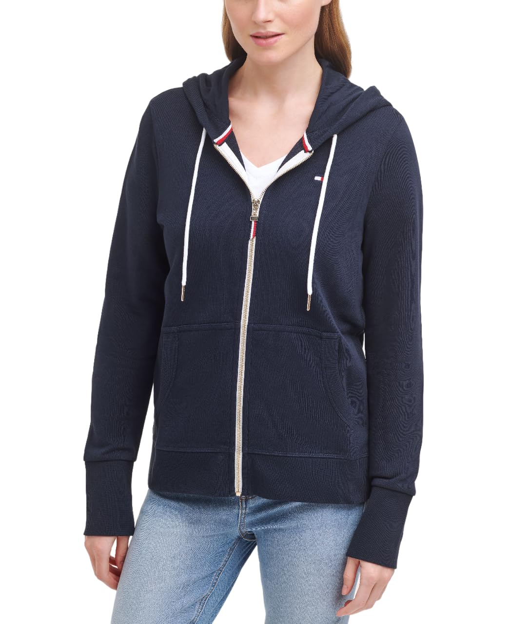 Tommy Hilfiger Flag Zip Hoodie Sky Captain MD (US 8-10),