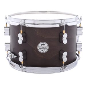 pdp 8x12 ltd dry maple snare drum dark walnut satin