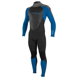 O'Neill Youth Epic 3/2mm Back Zip Full Wetsuit, Black/Ocean/Smoke, 16