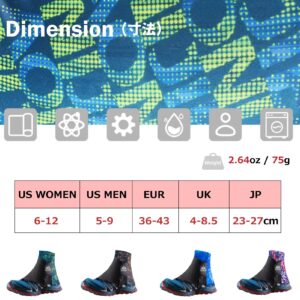 Azarxis Low Trail Gaiters Reflective Ankle Gators Protective Shoe Covers with UV Protection & Breathable & Sand prevention for Women & Men & Youth Hiking Climbing (Blue)