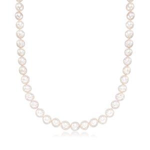 Ross-Simons 8-9mm Cultured Pearl Necklace With Sterling Silver. 30 inches