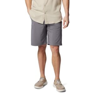 Columbia Men's Standard Grander Marlin II Offshore Short, City Grey, 34x10