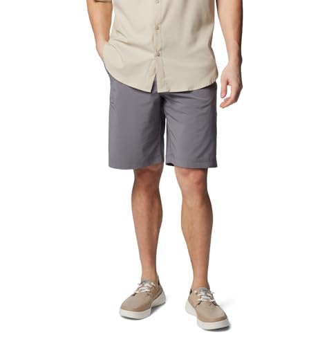 Columbia Men's Standard Grander Marlin II Offshore Short, City Grey, 34x10