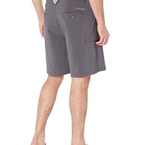 Columbia Men's Standard Grander Marlin II Offshore Short, City Grey, 34x10