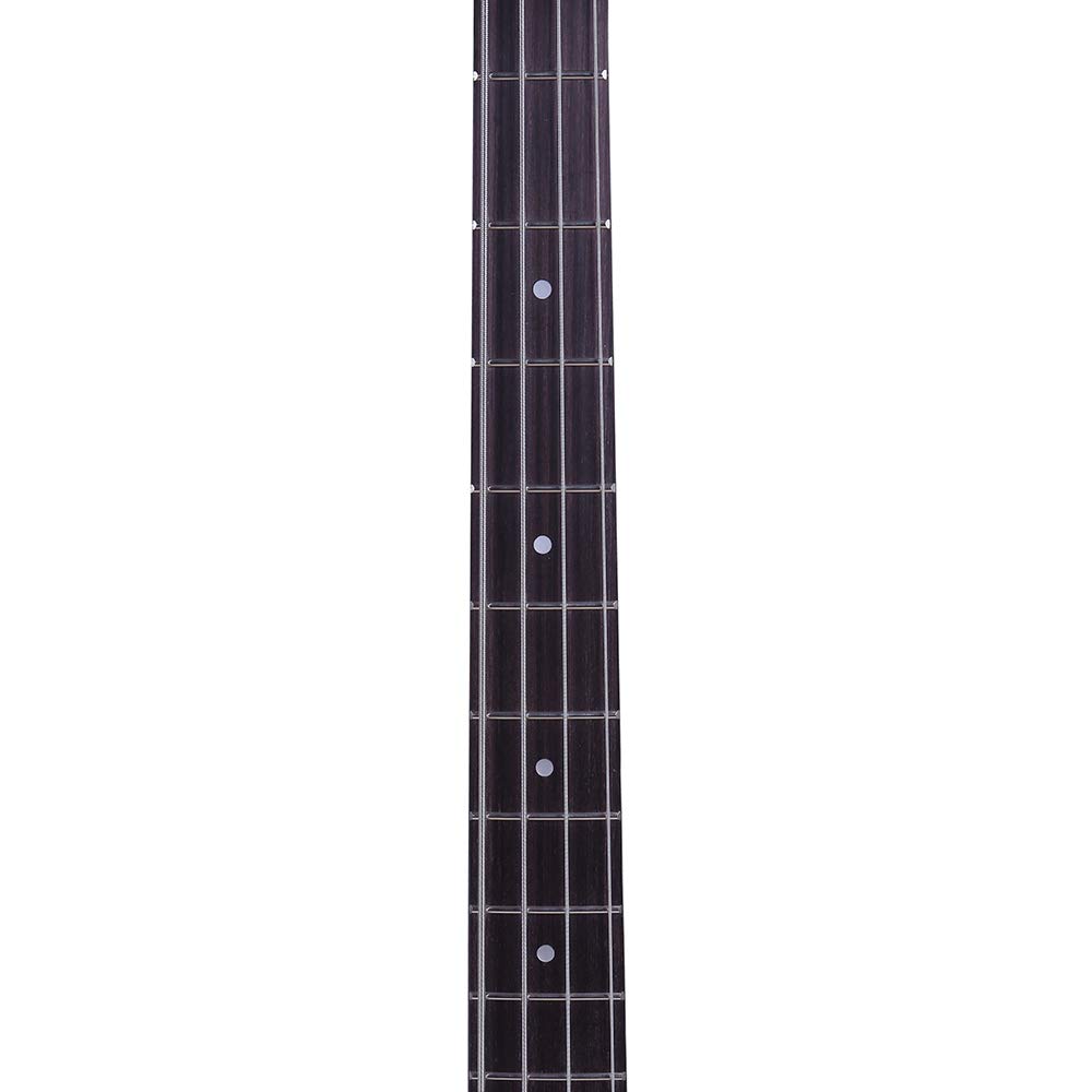 Exquisite Stylish IB Bass Guitar with Power Line and Wrench Tool (Burlywood)