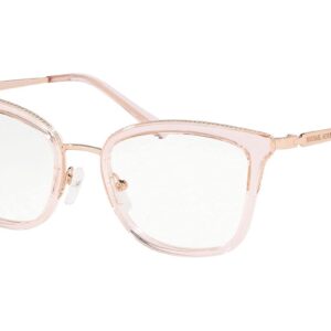 Michael Kors MK3032-3417 Eyeglass Frame COCONUT GROVE ROSE GOLD/PINK TRANSPARE w/DEMO LENS 51mm