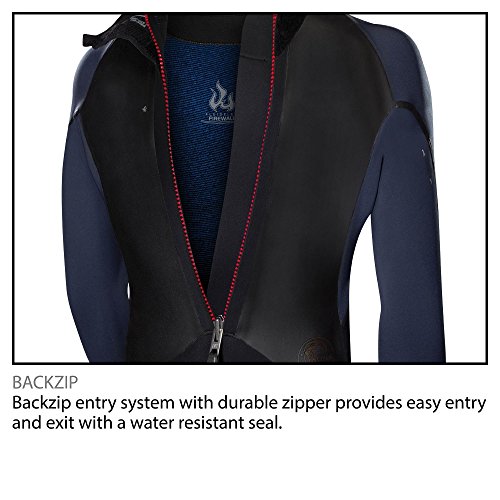 O'NEILL Unisex Child Youth Epic 4/3mm Back Zip Full Wetsuits, Black/Smoke/Ocean, 12 US