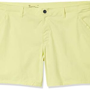 Under Armour Men's Fish Hunter 8-inch Shorts, Neo Yellow (730)/Pitch Gray, 44