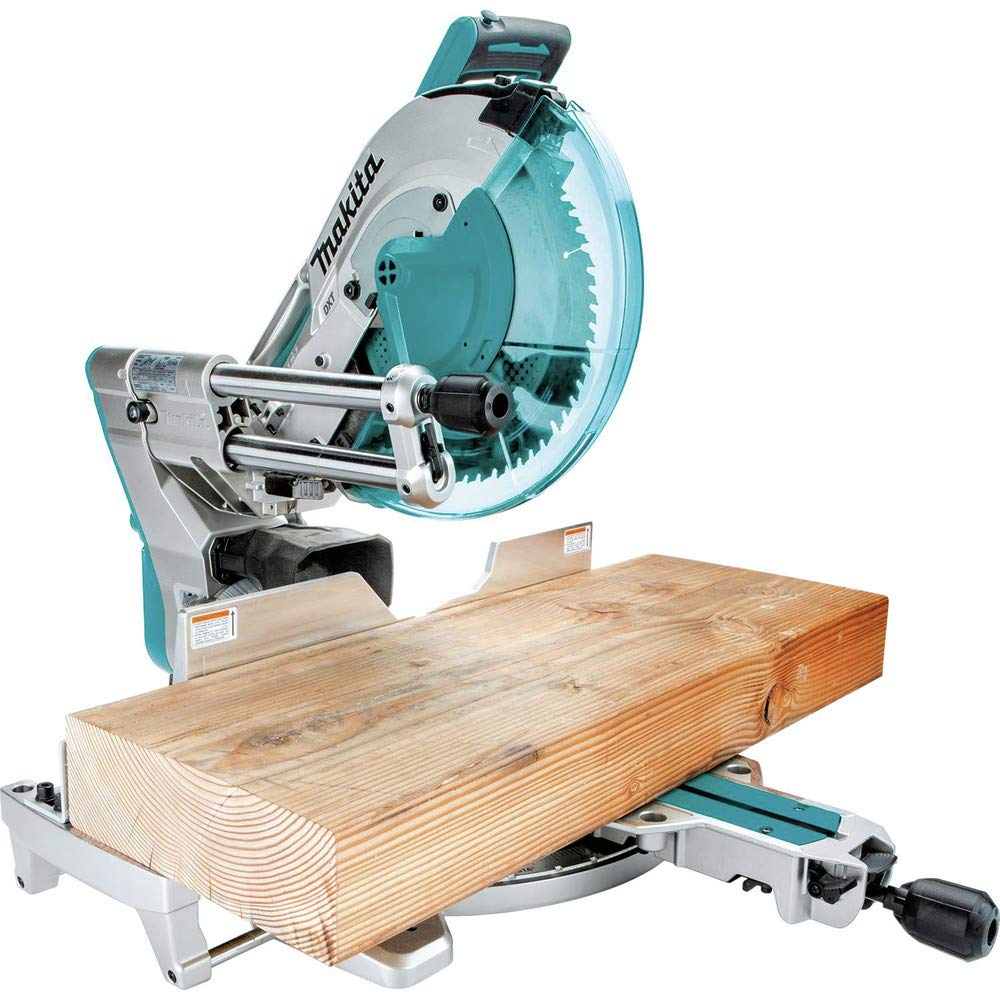 Makita XSL08Z 18V x2 LXT Lithium-Ion (36V) Brushless Cordless 12" Dual-Bevel Sliding Compound Miter Saw, AWS Capable & Laser, Tool Only