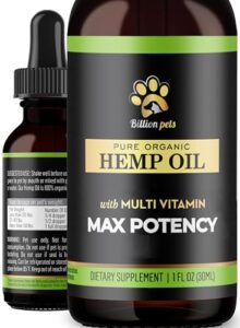 billion pets - hemp oil for dogs and cats - hemp oil drops with omega fatty acids - hip and joint support