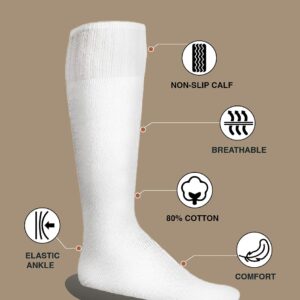 Yacht & Smith Men's & Women's Wholesale Bulk Cotton Tube Socks, Referee Style, by SOCKS'NBULK