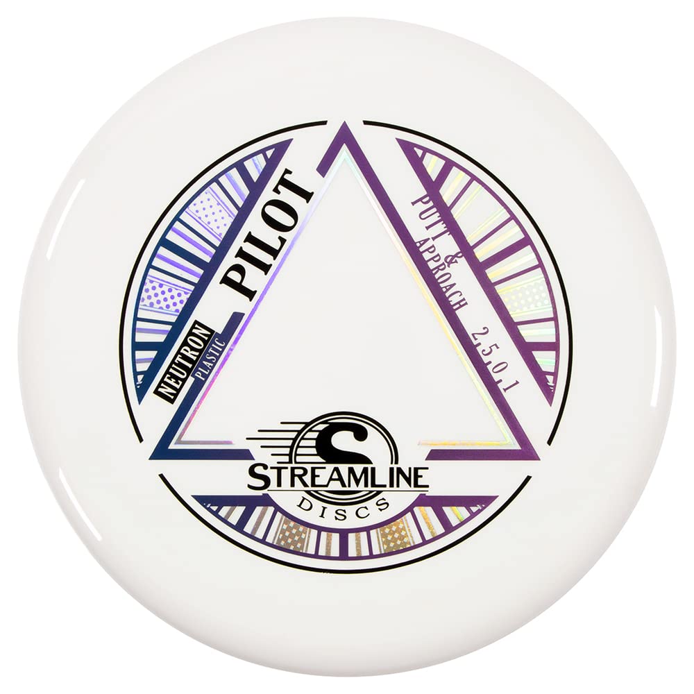 Streamline Discs Neutron Pilot Disc Golf Putter (170-175g / Colors May Vary)