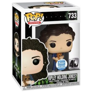 Funko Pop Movies: Alien - Ripley Holding Jonesy Alien 40th Anniversary Limited Edition Figurine