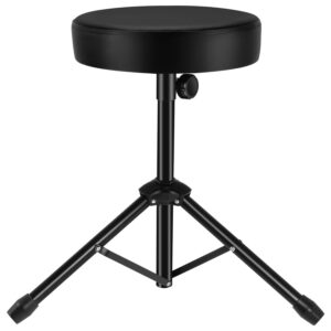 noeler universal drum throne stool metal professional drum seat sponge padded for kids&adult with anti-slip feet