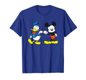 disney mickey mouse and donald duck best friends t-shirt