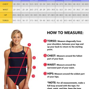 TYR Women's Standard Guard Maxfit Swimsuit, Red, 32