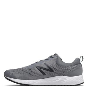 New Balance Men's Fresh Foam Arishi V3 Running Shoe, Gunmetal/Steel/Black, 8.5 X-Wide