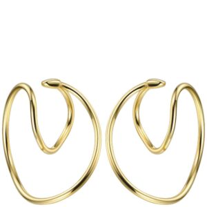 ef enfashion trendy geometric line elements clip on earrings personalized ear cuffs for women teen girls