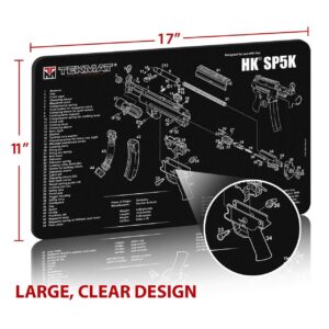 TekMat Heckler & Koch SP5K Gun Cleaning Mat