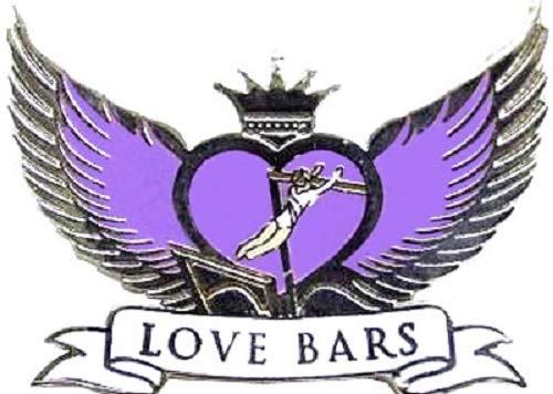 Snowflake Designs Love Bars Gymnastics Pin - #1925