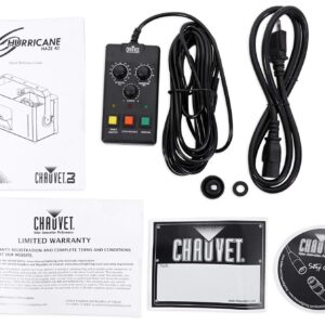 Chauvet Hurricane Haze 4D DMX Hazer Machine w/Remote+Timer+(3) Gallons Fluid