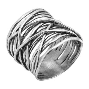 Silpada 'Sundried' Textured Sterling Silver Ring, Size 9, Size 9