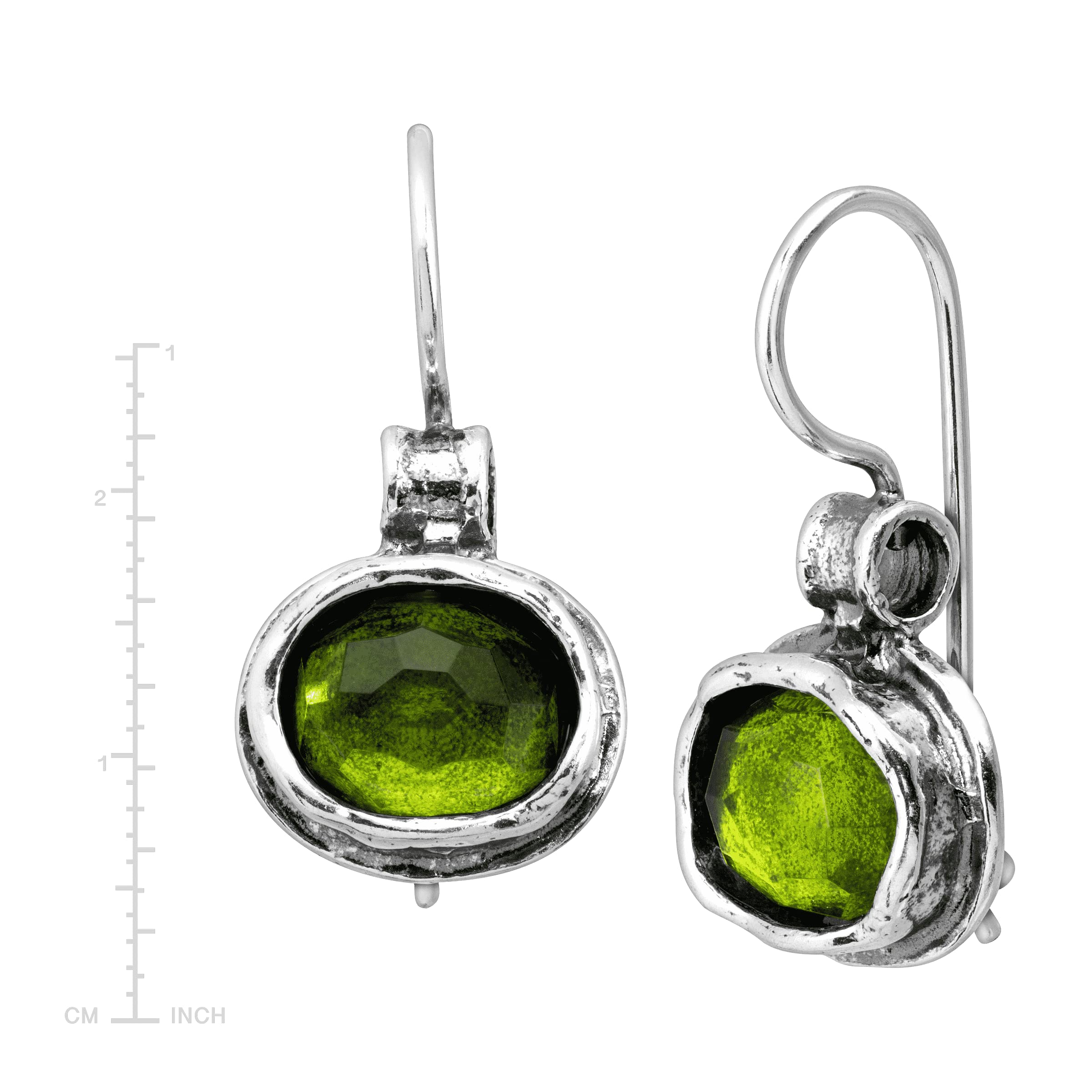 Silpada 'Daintree' Natural Green Quartz Drop Earrings in Sterling Silver