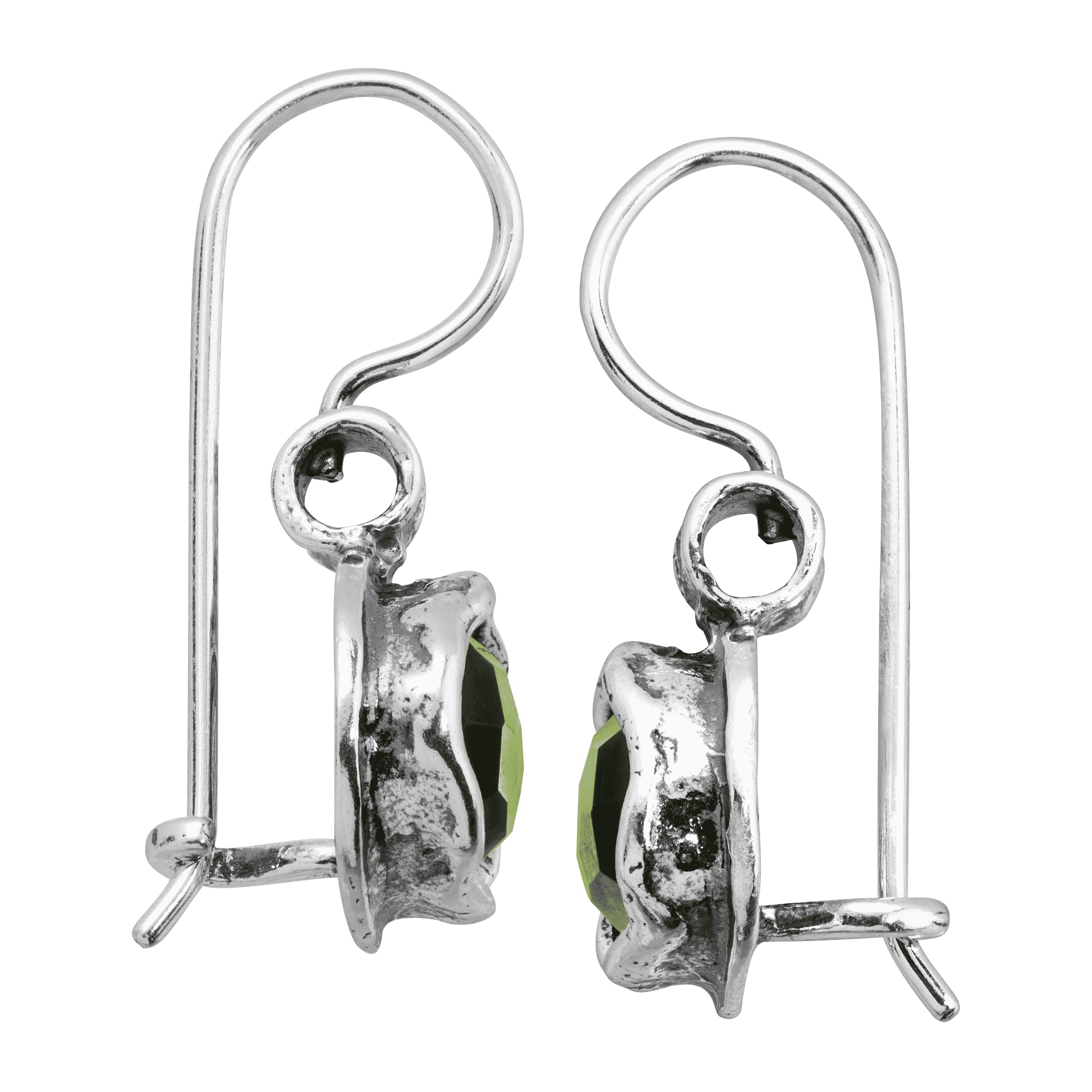 Silpada 'Daintree' Natural Green Quartz Drop Earrings in Sterling Silver