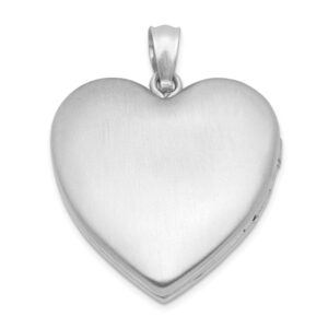 IceCarats 925 Sterling Silver Guardian Angel Ash Holder Heart Love Personalized Photo Locket Cremation Necklace Memorial Charm Urn Pendant Only