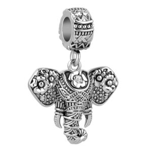 CharmSStory Elephant Charms Dangle Beads Charm For Bracelets (Elephant)