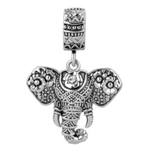 CharmSStory Elephant Charms Dangle Beads Charm For Bracelets (Elephant)