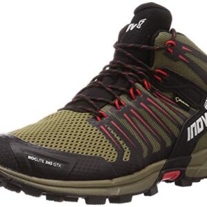 Inov-8 Men's Roclite 345 GTX Hiking-Boots, Brown/Red, 8