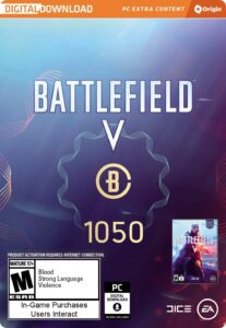 battlefield v - battlefield currency 1050 – pc origin [online game code]