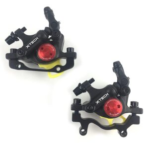 mtb road hb-100 mtb road line pulling hydraulic disc brake calipers front & rear mountain bike disc brake e-bike disc brake (1 pair black)