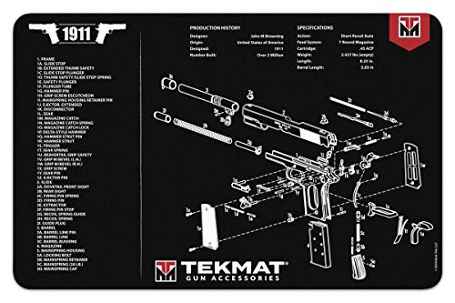 TekMat 1911 Gun Cleaning Mat, Black, One Size