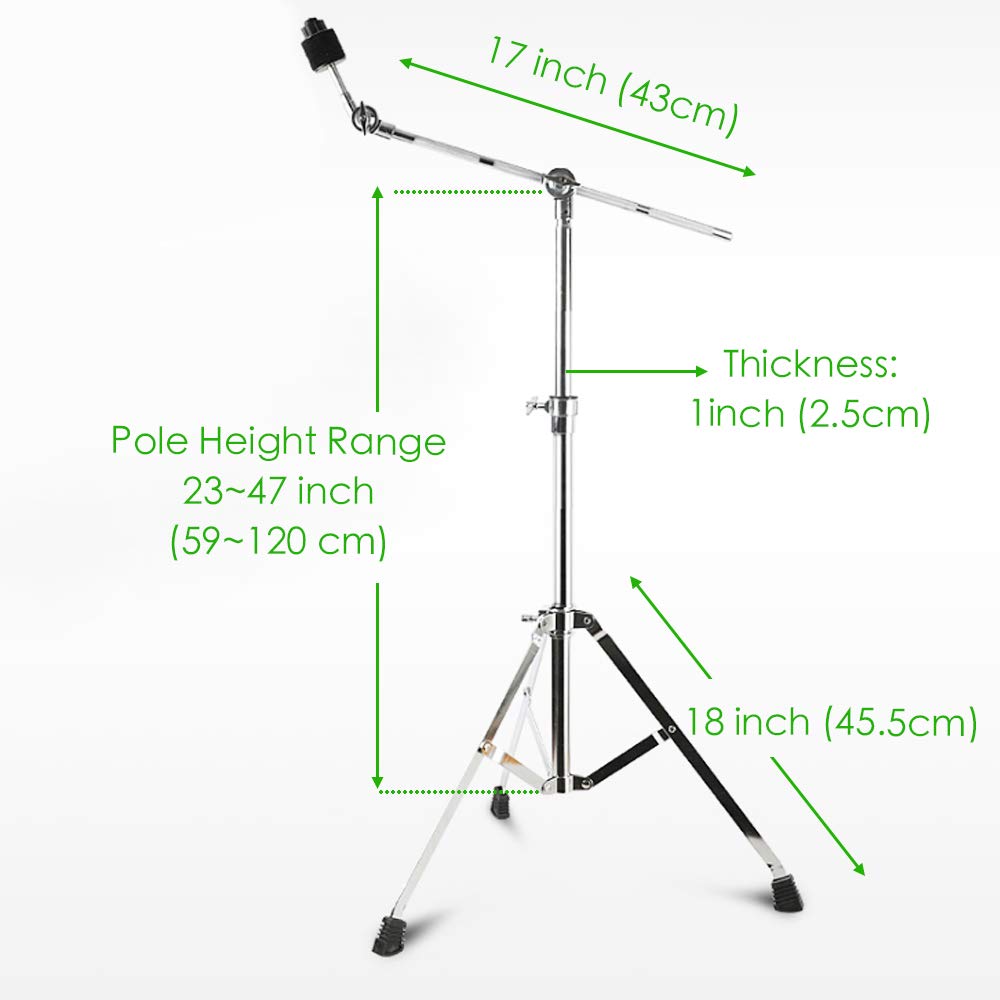 Luvay Boom Cymbal Stand, Single Braced Lightweight (4.5lb)