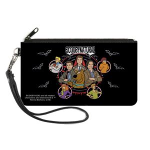 Buckle-Down Women's Nylon Standard Zip Wallet Scooby Doo Supernatural Large, 8" x 5"