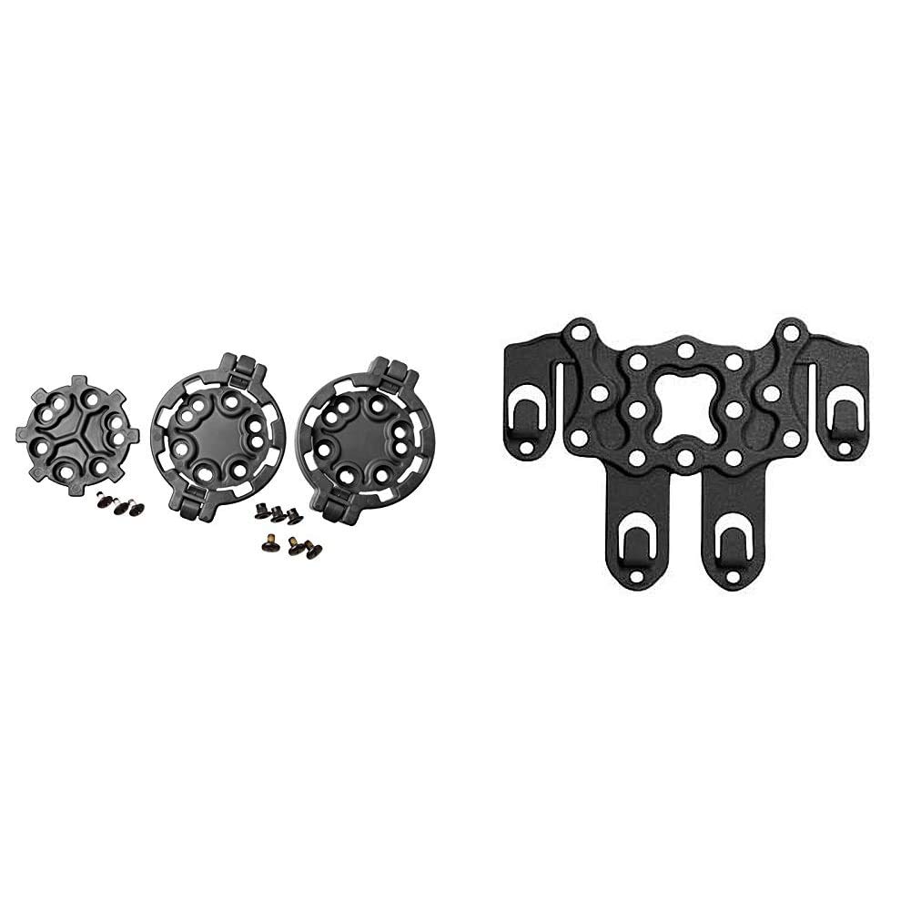 BLACKHAWK SERPA Quick Disconnect Kit (2 Female/1 Male), Black and Blackhawk, Serpa STRIKE Platform, Black, Ambidextrous