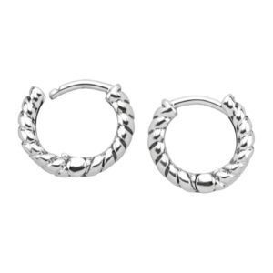 Silpada 'Soleil' Twisted Hoop Earrings in Sterling Silver