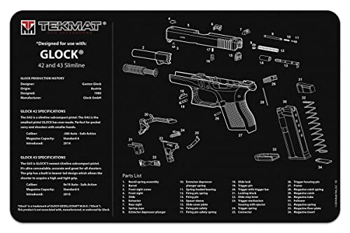 TekMat TEK-R17-GLOCK-42-43-TEK, Multi, One Size