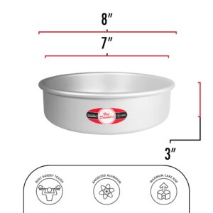 Fat Daddio's PCC-73PK Anodized Aluminum Round Cheesecake Pans, 2 Piece Set, 7 x 3 Inch