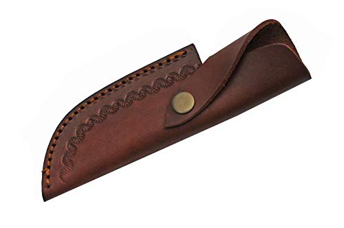 Szco Supplies Damascus Celtic Knot Hunting Knife, Brown, 9 Inches