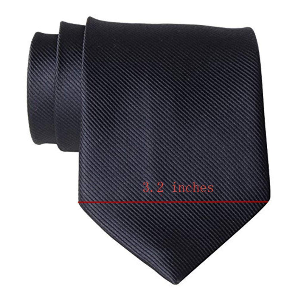 Men's Black Video Game Necktie Polyester Silk Soft Business Gentleman Tie Necktie