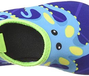 Toddler Kids Swim Water Shoes Quick Dry Non-Slip Water Skin Barefoot Sports Shoes Aqua Socks for Boys Girls Toddler, Blue Octopus, 13 Little Kid