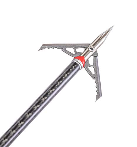 Rage Hypodermic Trypan 2-Blade Crossbow Broadhead, 150 Grain, Silver, 3 Count