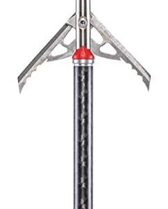 Rage Hypodermic Trypan 2-Blade Crossbow Broadhead, 150 Grain, Silver, 3 Count