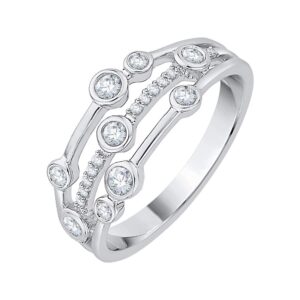 katarina diamond fashion ring in 14k white gold (1/3 cttw, i-j, i1) (size-6)