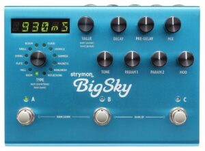 strymon bigsky reverberator pedal