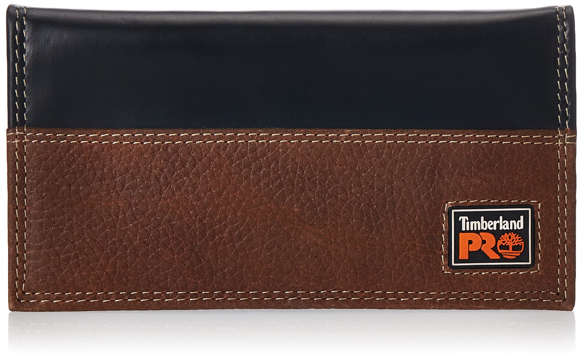 Timberland PRO mens Rfid Leather Long Bifold Rodeo Wallet With Rfid, Teak, One Size