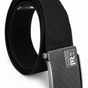 Timberland PRO mens Cut to Fit Adjustable Web 38mm Belt, Black, Size 32 - 44 US